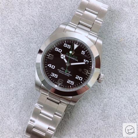 rolex air king black dial stainless steel mens watch 116900bkao|Rolex Air-King 116900 review.